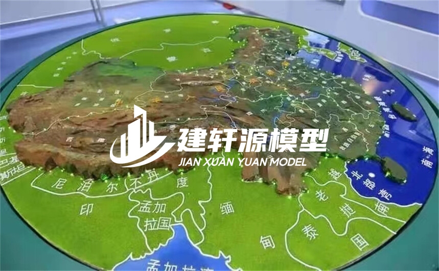 盐都地形模型制作